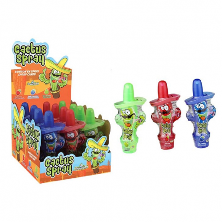 Cactus Spray Funny Candy- boîte de 12