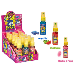 Candy spray 3 : pastèque, barbe à papa et myrtille