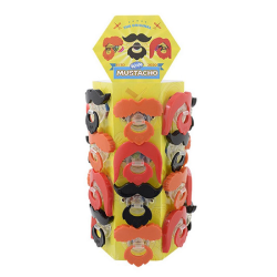 Mustacho pop - présentoir de 24
