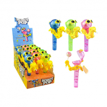 Robot pop sucettes - boîte de 12