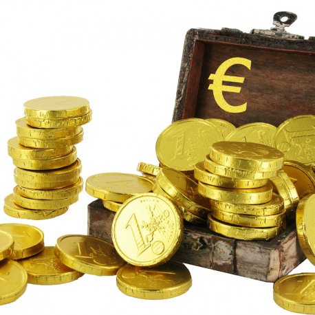 Pièces euro en chocolat PM 3,6g - 200g