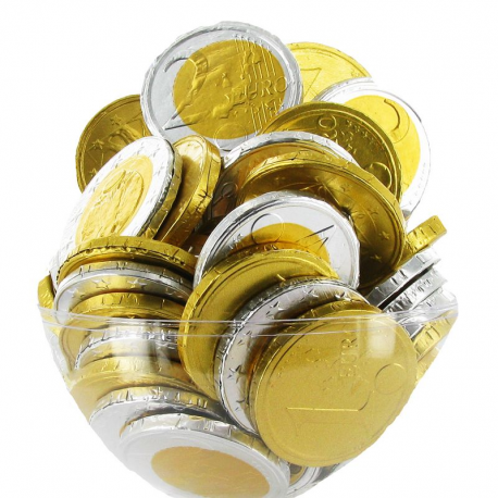 Pièces euro en chocolat GM 5g - 200g