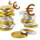 Pièces euro en chocolat GM 5g - 200g