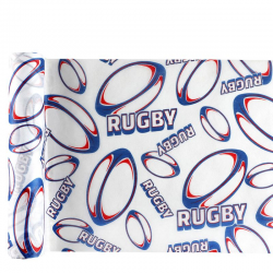 Chemin de table Rugby - pièce