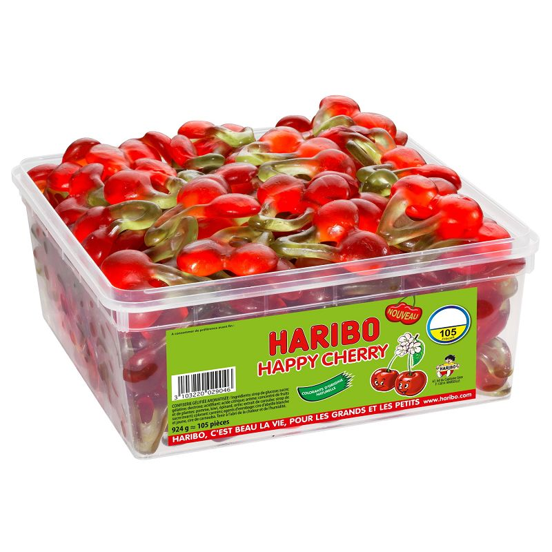 Langue acide PIK Boite HARIBO de 105 bonbons 