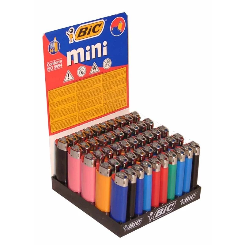 Bic briquets J25 mini standard - boite de 50