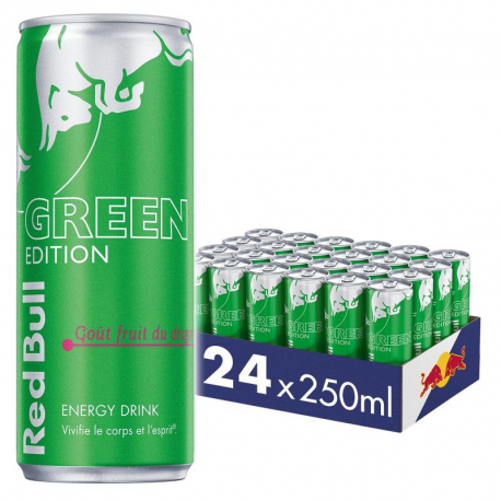 Red Bull green édition Fruit du dragon 25cl - par 24 boîtes