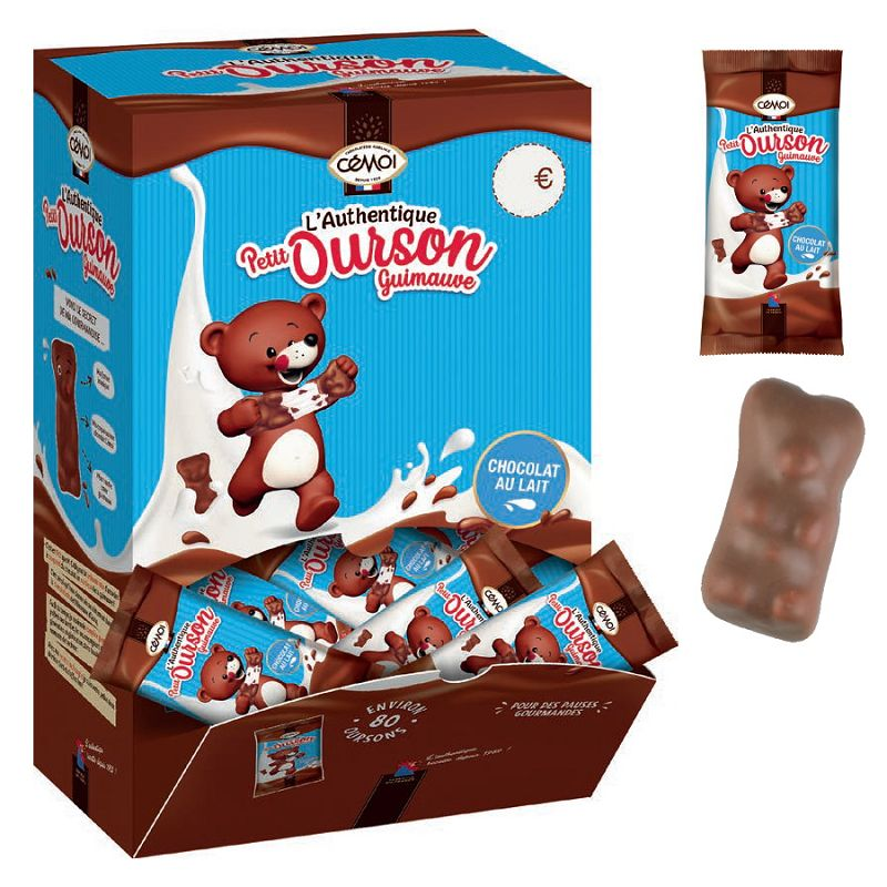 Oursons guimauve au chocolat au lait – Alix chocolat !