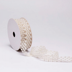 Ruban de perles 13MM BLANC Nacré - pièce