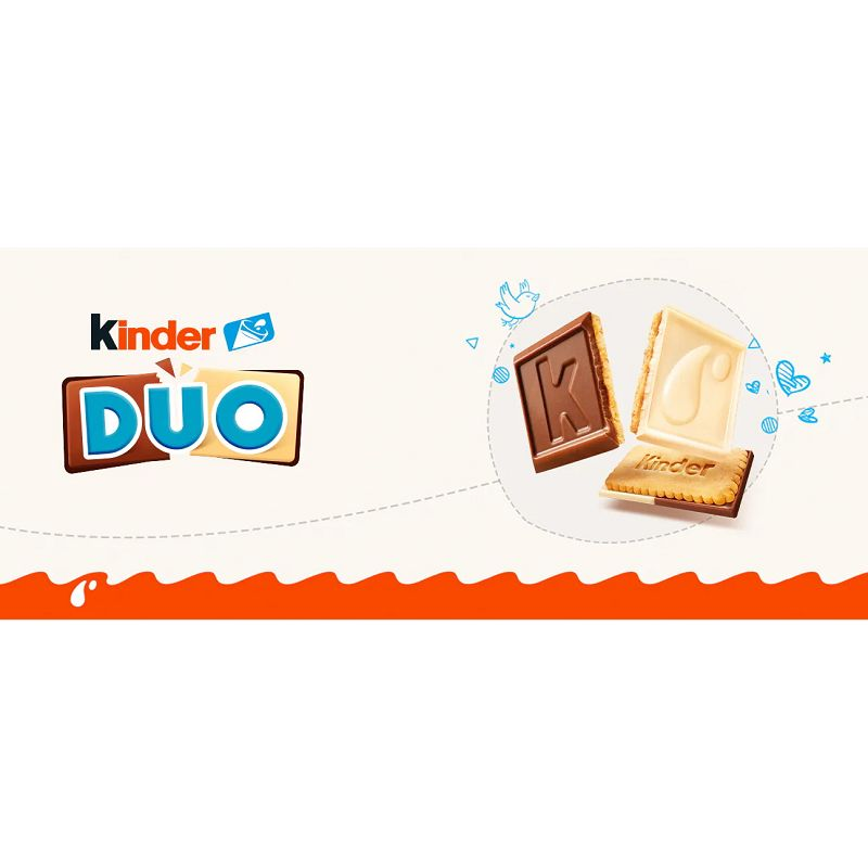 Biscuits chocolat kinder duo Kinder 150g sur
