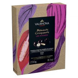 Equinoxe amandes/noisettes au chocolat noir Valrhona - coffret de 230g