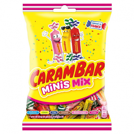 Carambar sachets minis mix 110g - carton de 24