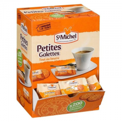 Petites galettes natures St Michel - boîte de 200