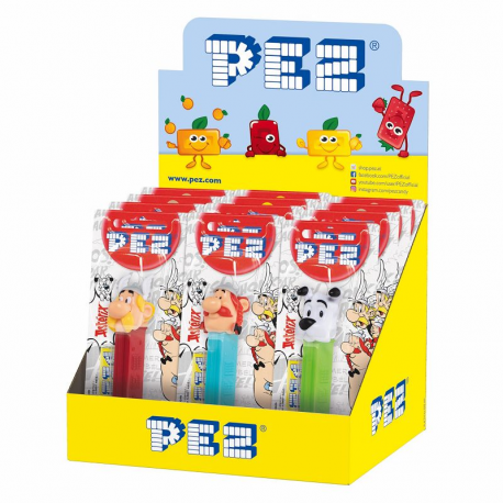 Pez figurine Astérix + 1 recharge - le lot de 12