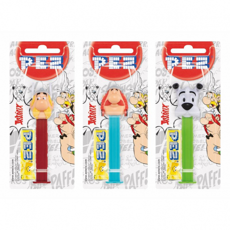 Pez figurine Astérix + 1 recharge - le lot de 12