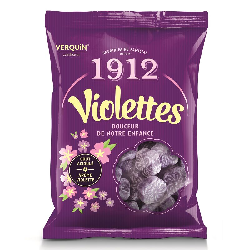 Bonbons anciens à la violette- sachet 150 g