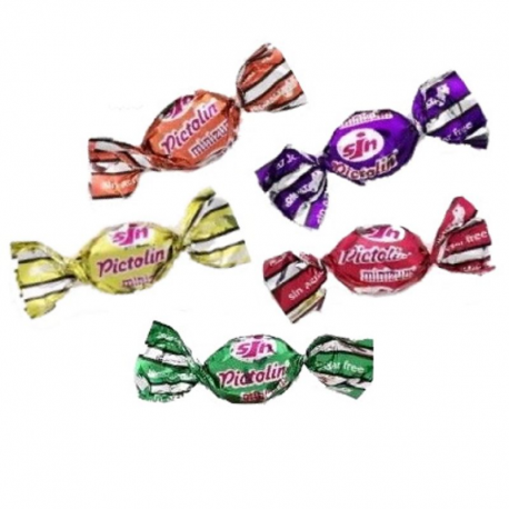 Mini Bonbons aux fruits Minizum SANS SUCRES - 1kg