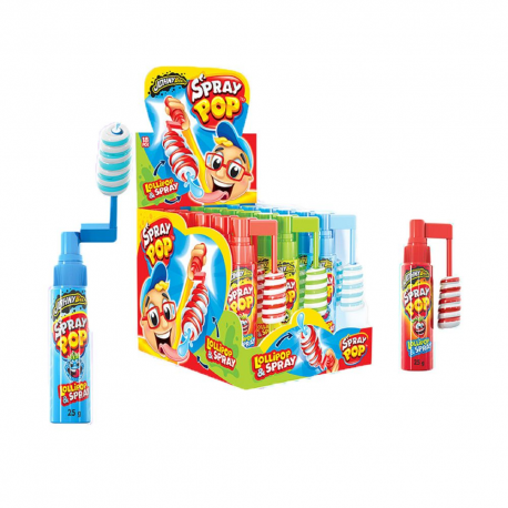 Spray pop Johny Bee - boîte de 18
