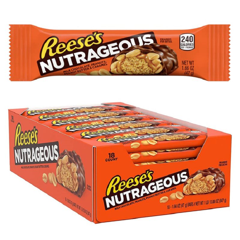 Reese's Nutrageous bar Hershey's 47g - le lot de 18