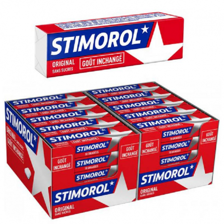 Stimorol original SANS SUCRES 14g - 50 étuis