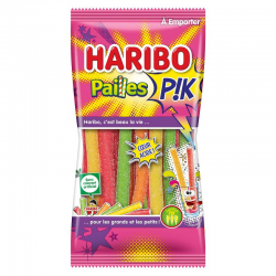 Pailles Pik HARIBO 90g - 30 sachets
