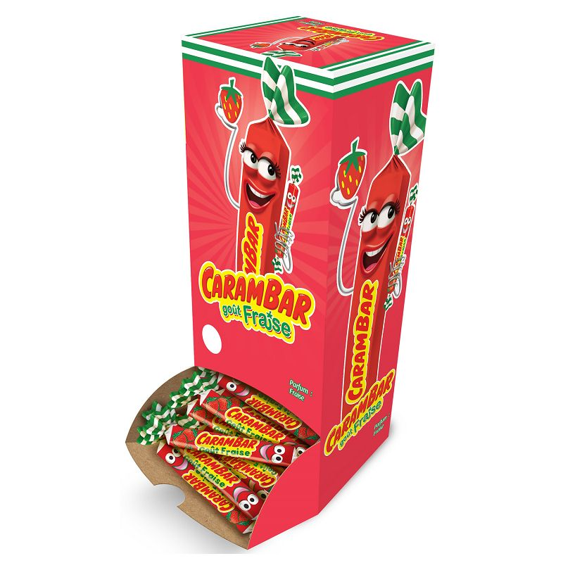 Carambar fraise - boîte de 180