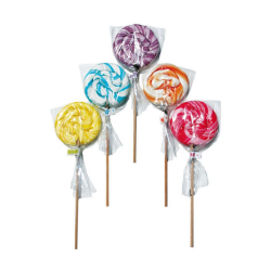 Sucettes foraines Rondes PM assorties 100g - Les 30
