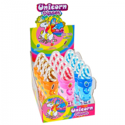 Sucettes Unicorn Dipper Funny Candy- boîte de 12