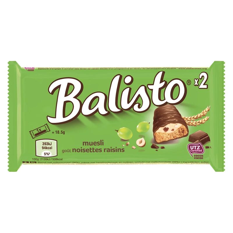 Balisto Muesli 37g - boîte de 20