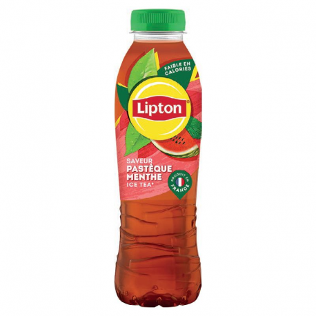 Pet 50 cl Lipton Ice Tea Pastèque Menthe - pack de 12