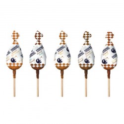 Sucettes plates Pierrot Gourmand au caramel revisité - Etui de 10