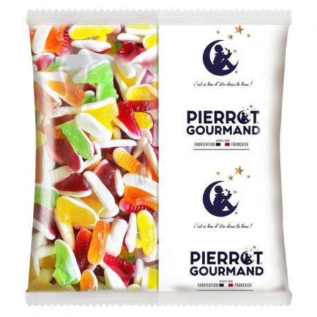 Baskets gélifiées bicolores Pierrot Gourmand - 1kg