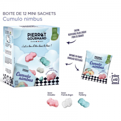 Mini sachets Cumulo Nimbus 22g Pierrot Gourmand - boîte de 12