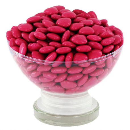 Mini Coeurs Dragées chocolat FRAMBOISE - 500g