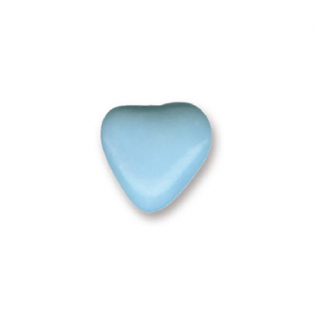 Mini Coeurs Dragées chocolat BLEU Lavande - 500g
