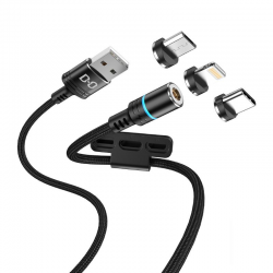 Câble 3 en 1 aimenté LMT tressé Nylon