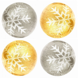Boules de Noël chocolat panachés 6,5g - 3kg