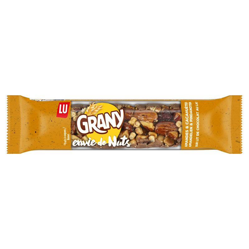 Nuts, Barre chocolat nuts, barre chocolatée, barre chocolat caramel