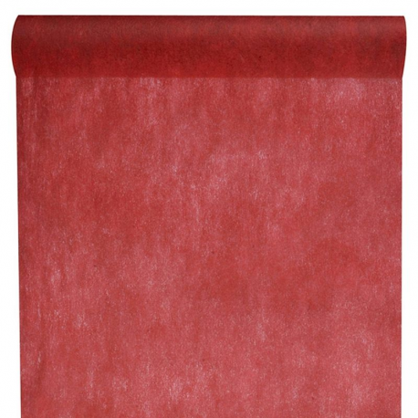 Chemin de table Intissé 30CM x 10M BORDEAUX - pièce