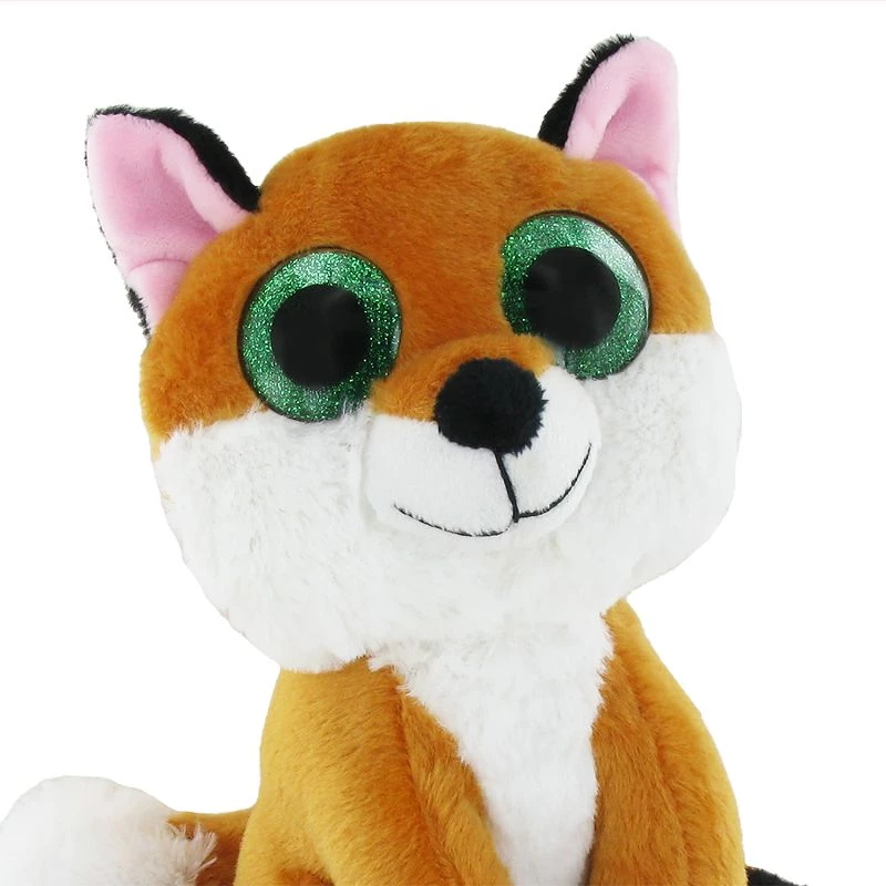 Peluche renard gros yeux sales