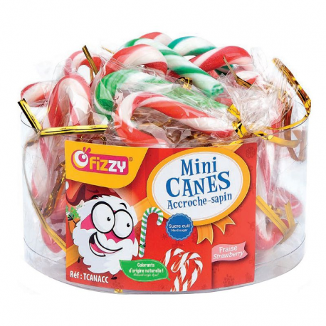 Mini candy canes - boîte de 24