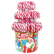 Candy canes rouges et blanches 12g - tubo de 100