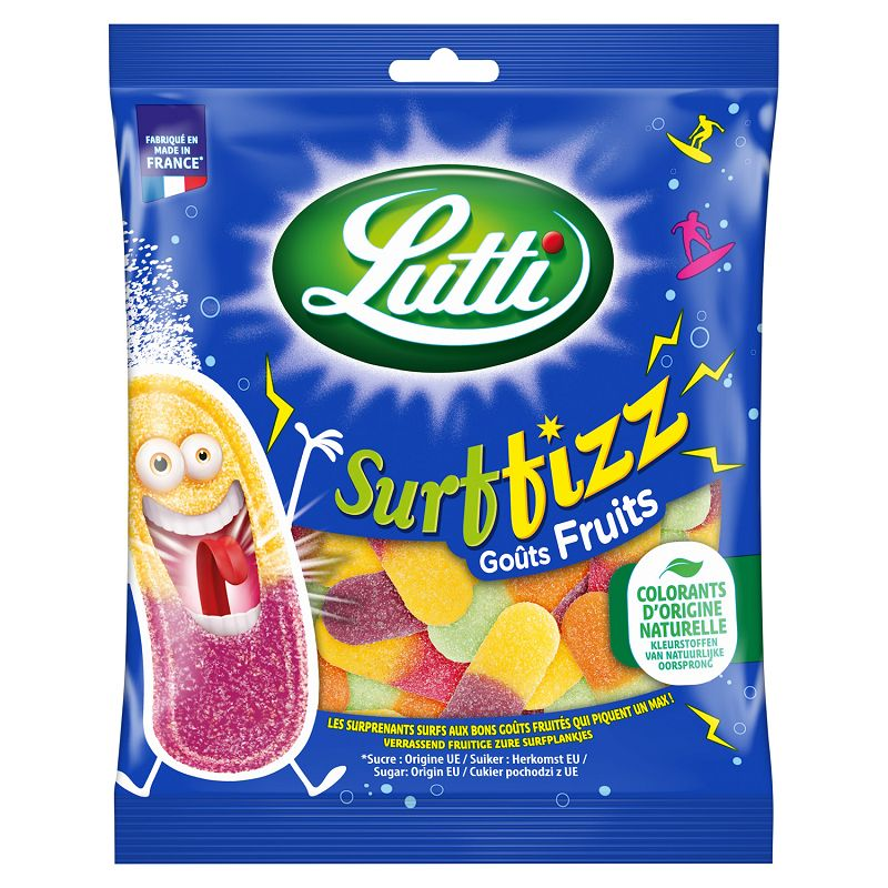 Lutti mint menthe fraîche sachet 12 x 100g - Bonbons Lutti