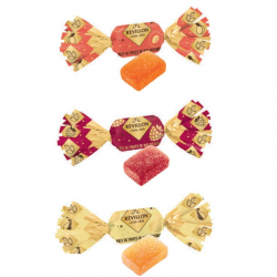 PRECOMMANDE Papillotes pâte de fruits assortis Révillon - carton de 4,600kg