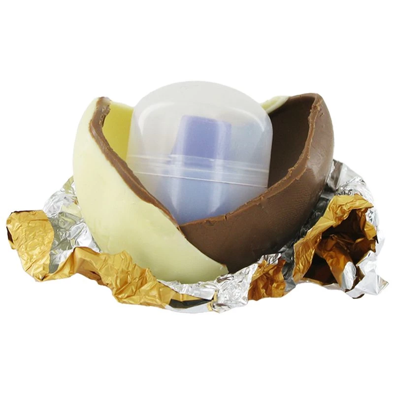 Oeufs surprises en chocolat au lait et blanc 20g - Etui de 3