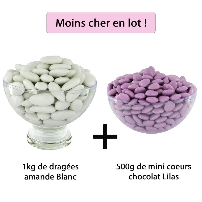 Lot de 4 boites de 4 mini palets gourmands mixte chocolat & noisettes