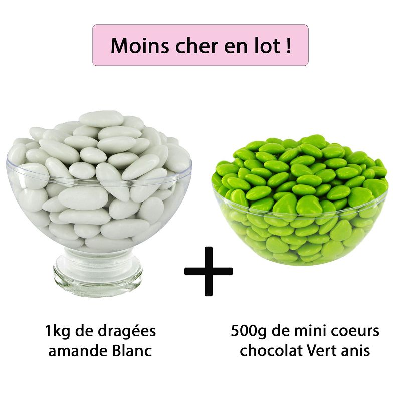 Mini bouquet gourmand : fleurs en dragées et bonbons de chocolat