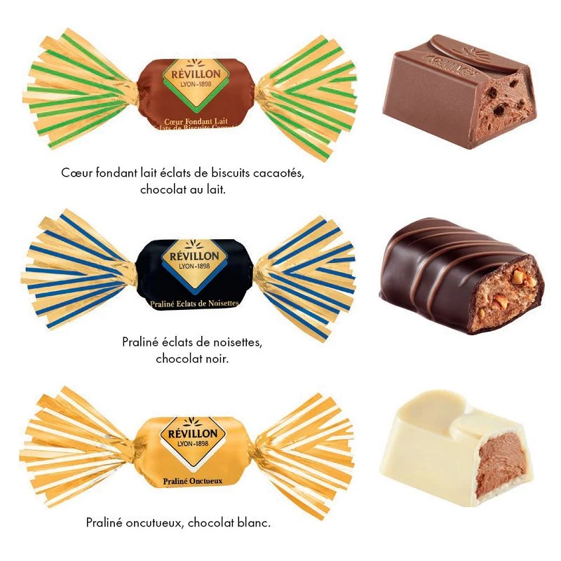 Suchard - Rocher de chocolat au lait avec éclats de noisettes (35g)