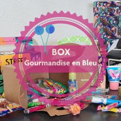 Box la gourmandise en Bleu