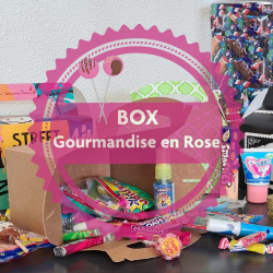 Box la gourmandise en Rose